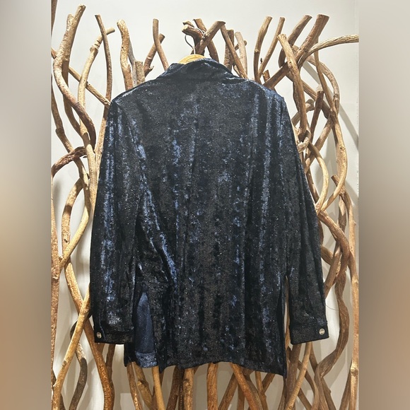 90’s Velvet Button-Up Shirt - Picture 6 of 9